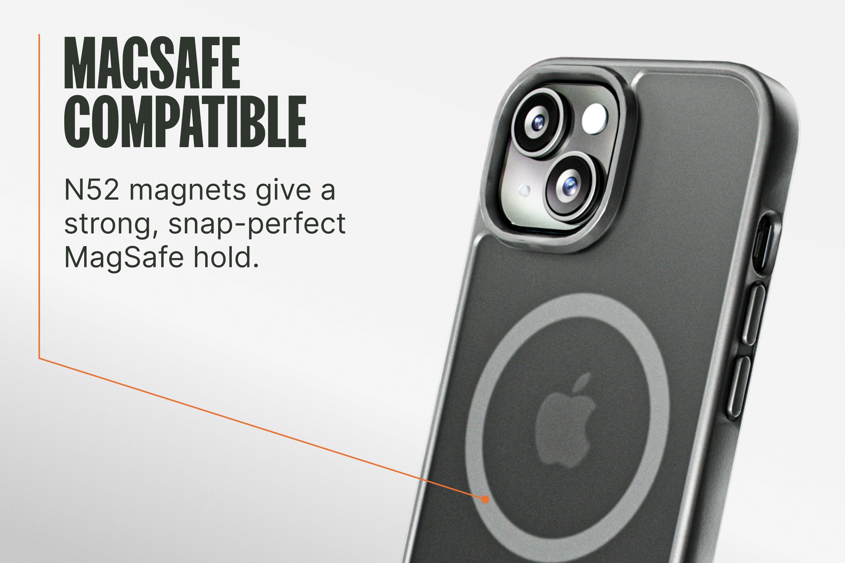 Groove MagSafe Phone Case - Deep Stone Grey