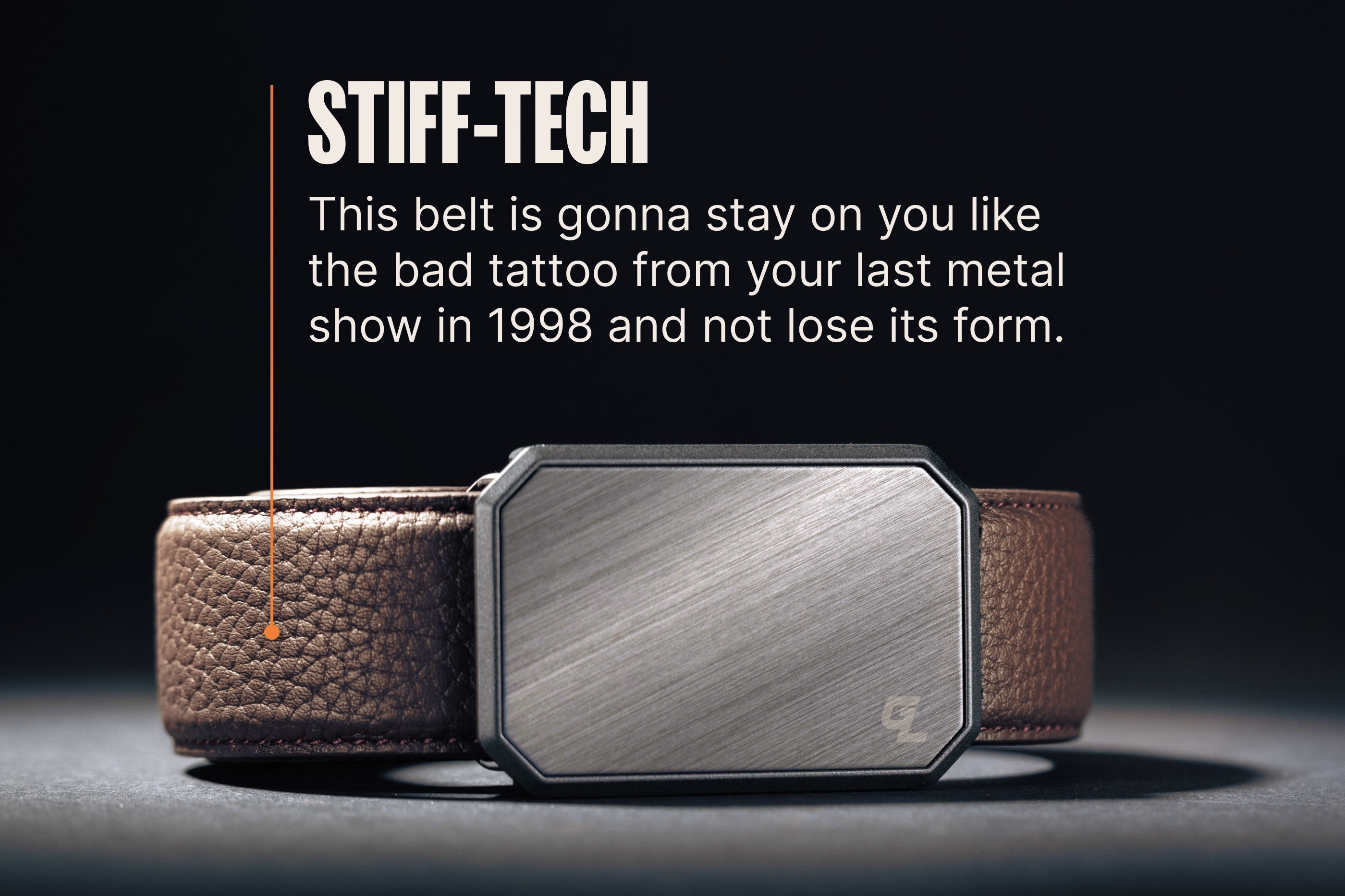 Groove Belt® Max Leather - Brown