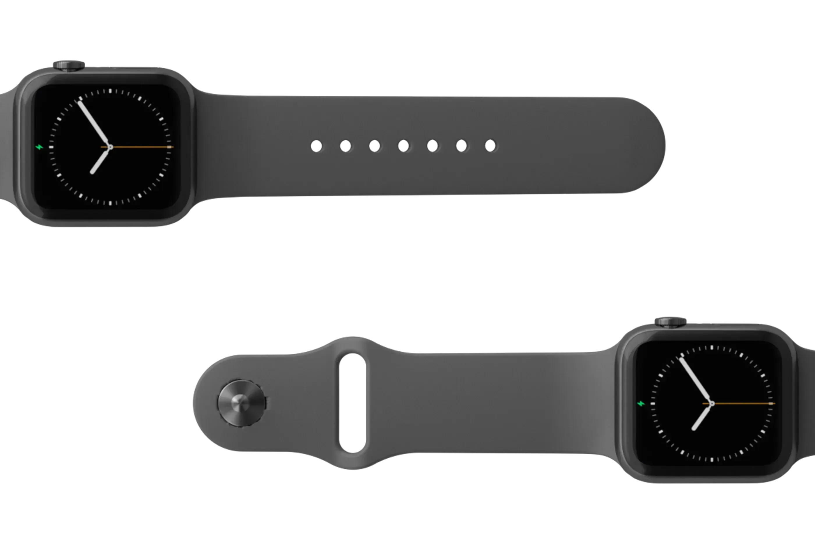 Apple Watch Band Solid Deep Stone Grey