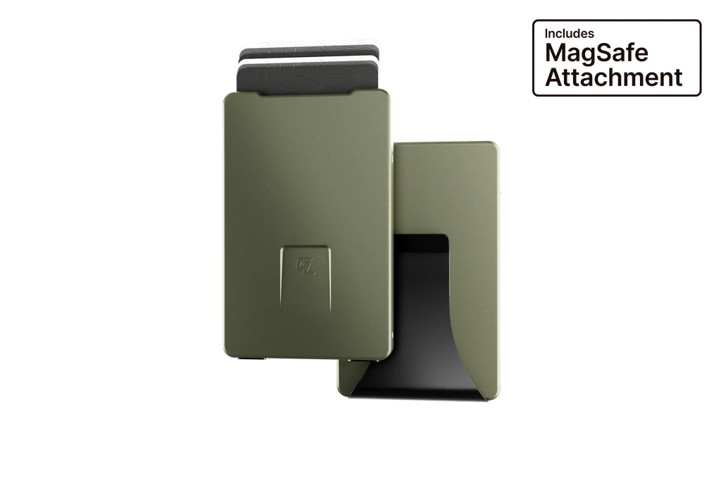 Groove Wallet® with MagSafe Plate - Base Camp Green