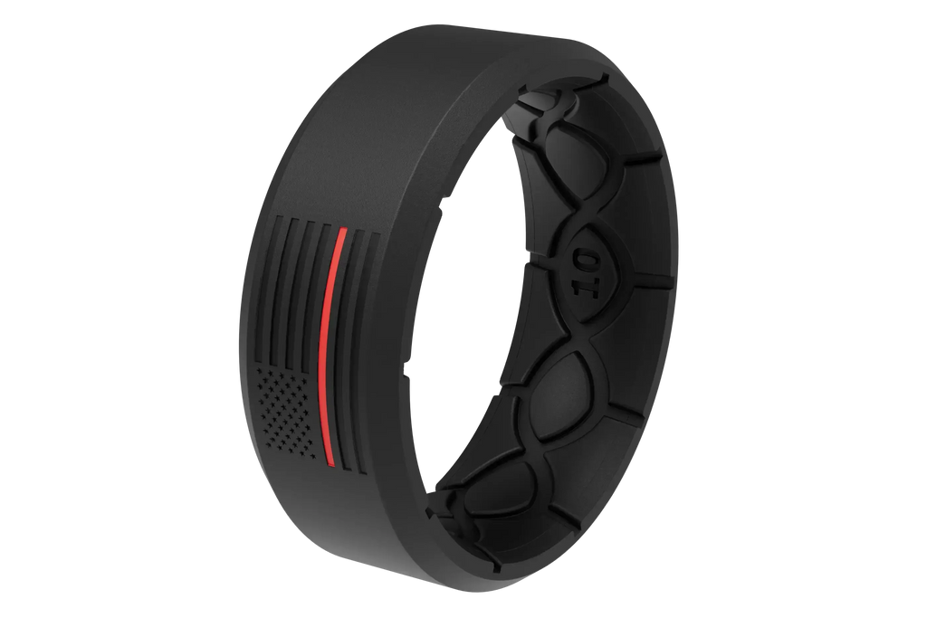 Edge Hero - Protector Black/Red Line Ring