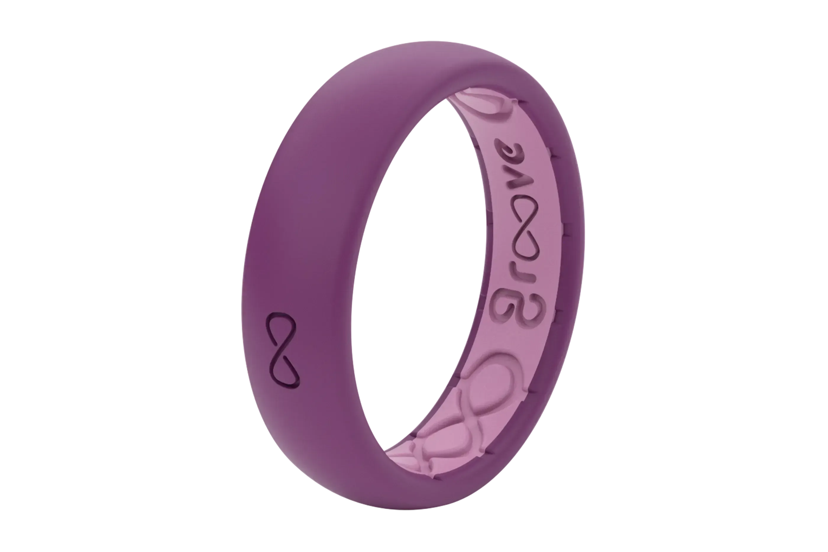 Solid Lilac Thin Ring