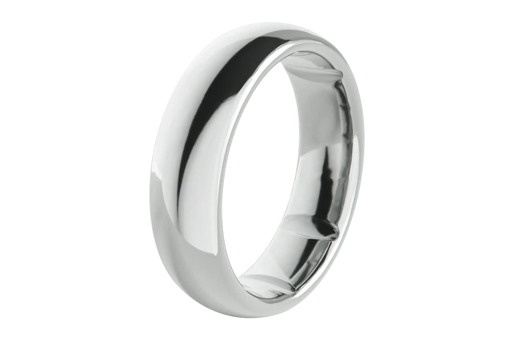 Groove Ring® Tungsten 6mm - Platinum