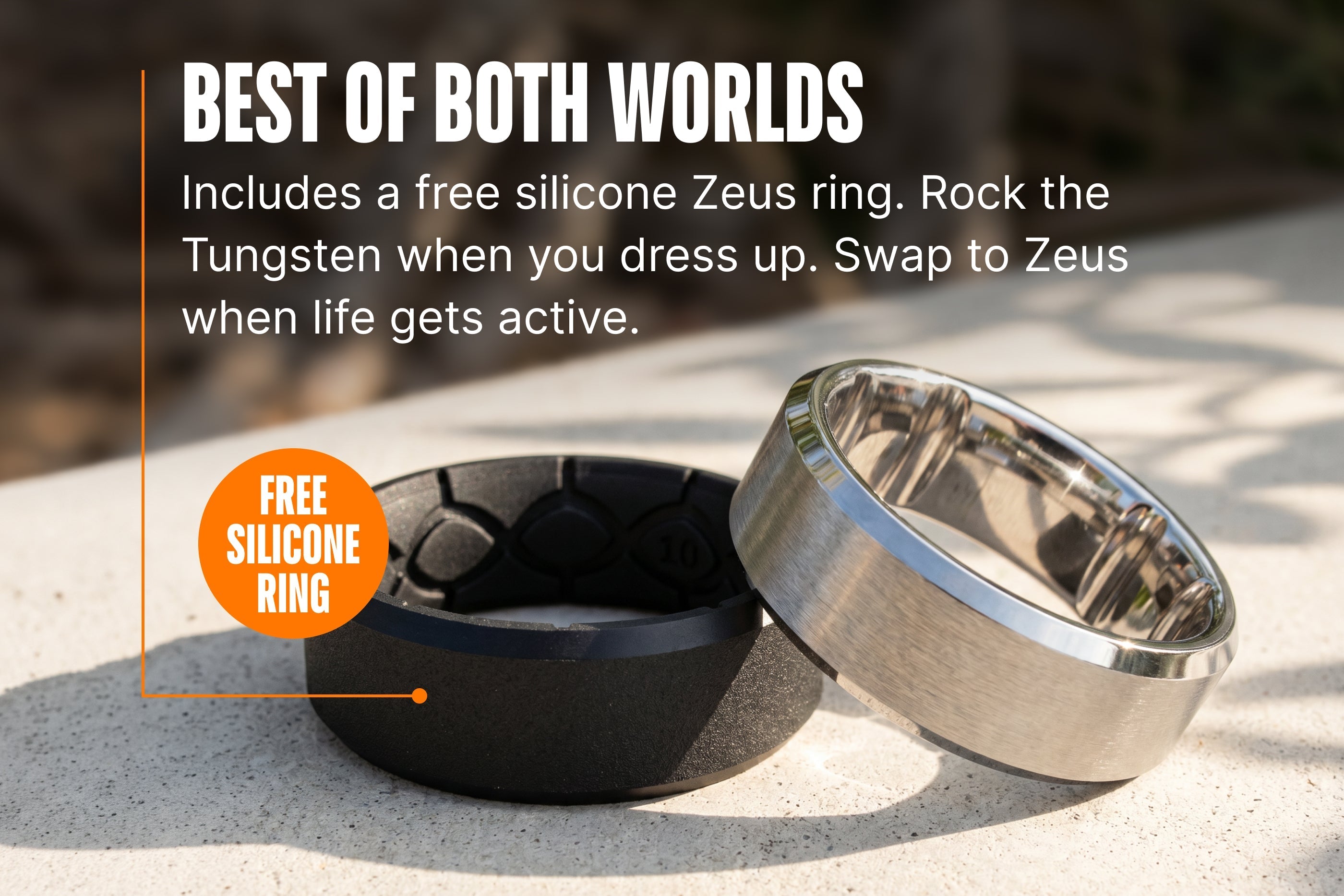 Groove Ring® Tungsten - Black