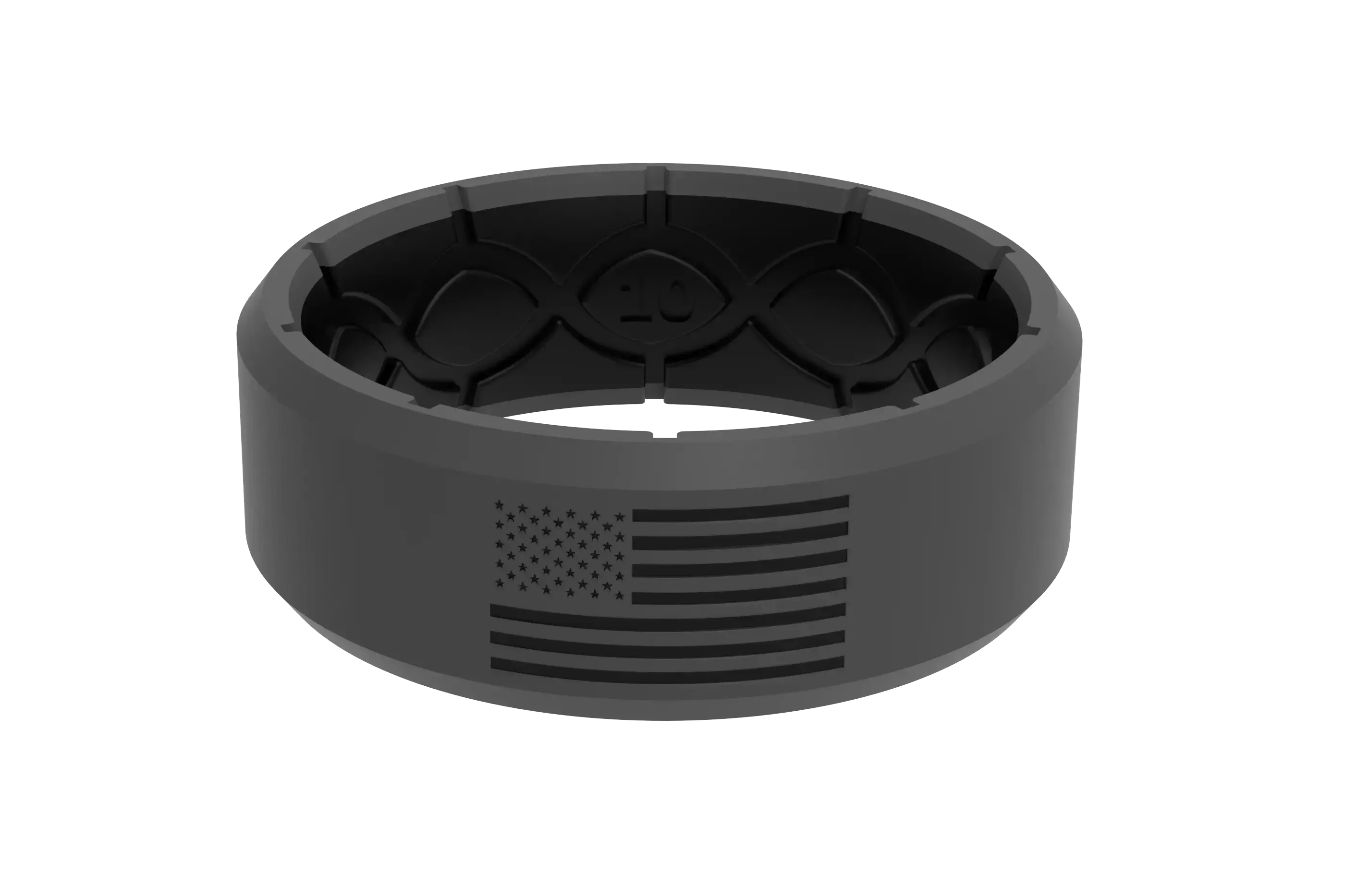 Zeus Edge Hero America Deep Stone Grey Ring